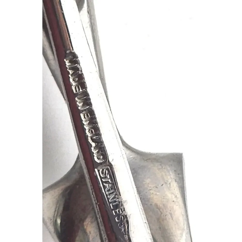 Vintage Kirk’s Antler Handle Stainless Steel Knife & Fork Set Sheffield England